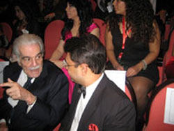 Gaurang Jalan with Omar Shariff at CIFF 2010.